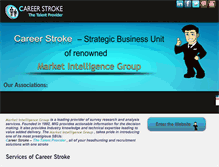Tablet Screenshot of careerstroke.net